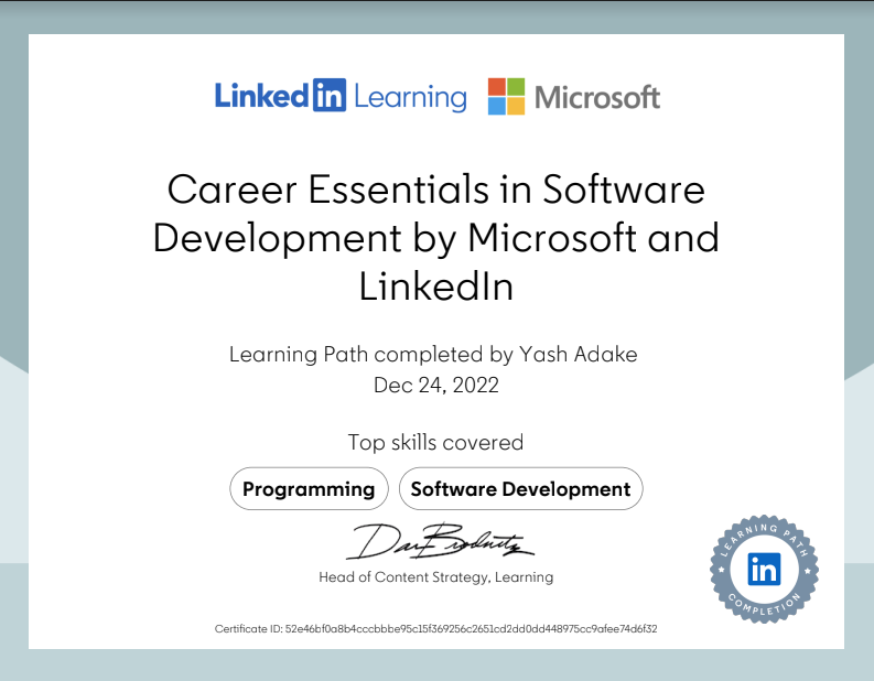 Certification 4