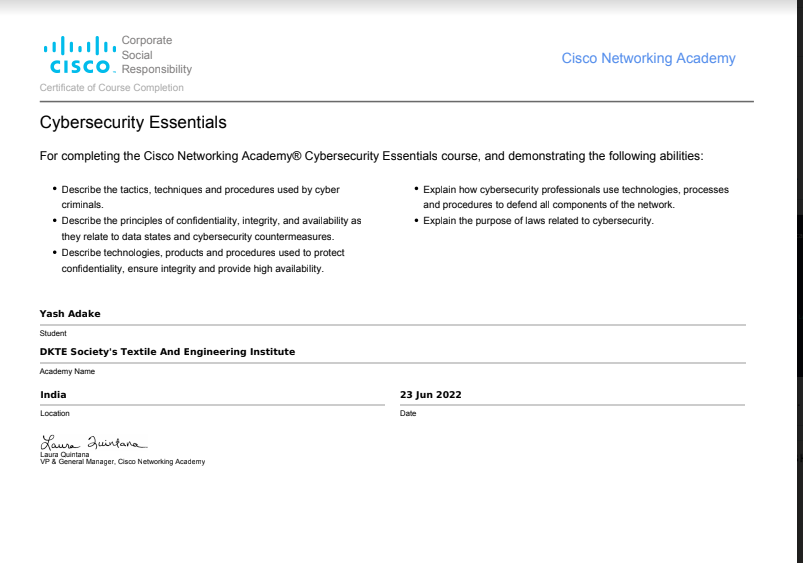 Certification 5